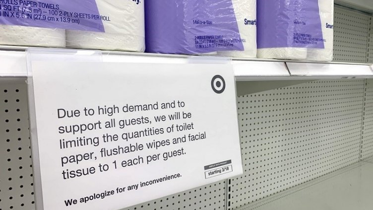 notice on limiting the quantity of toilet papers in shops